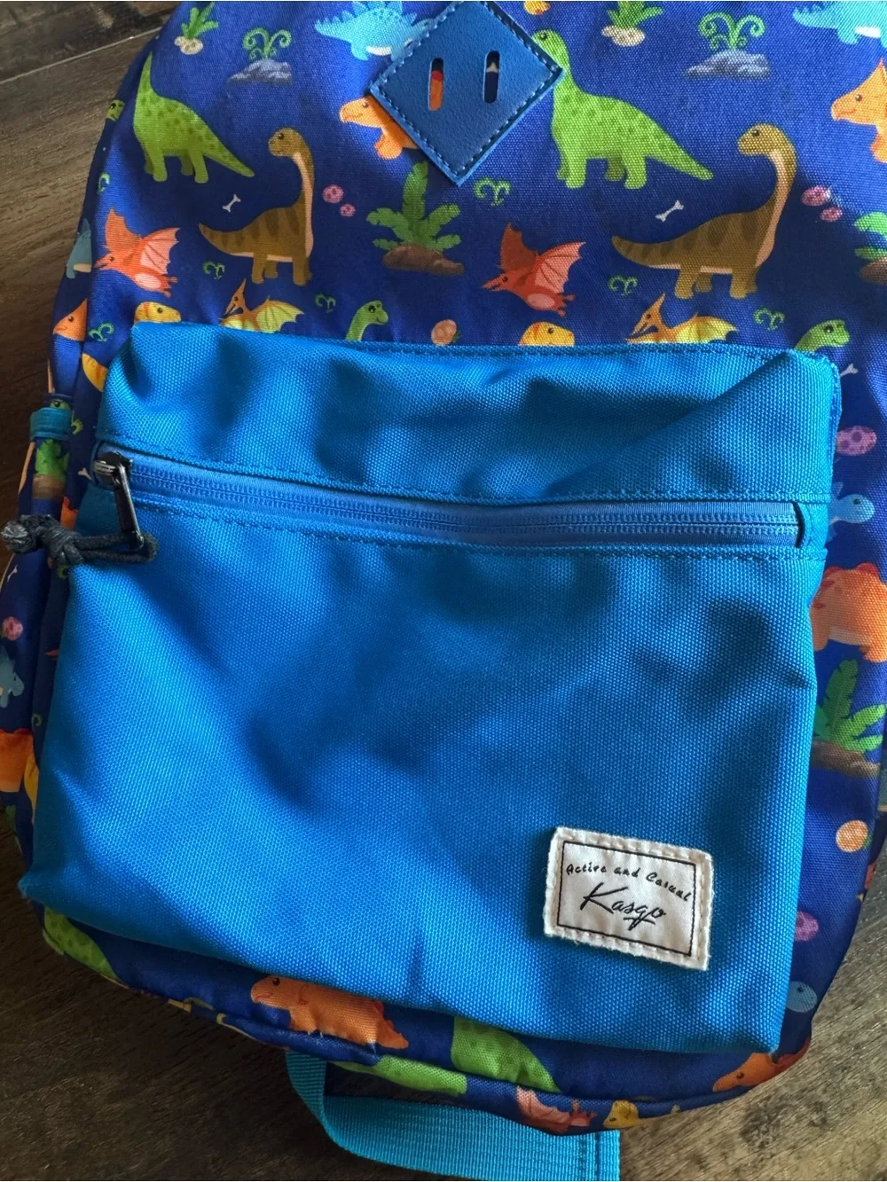 Kids dinosaur school backpack 14” by 11”